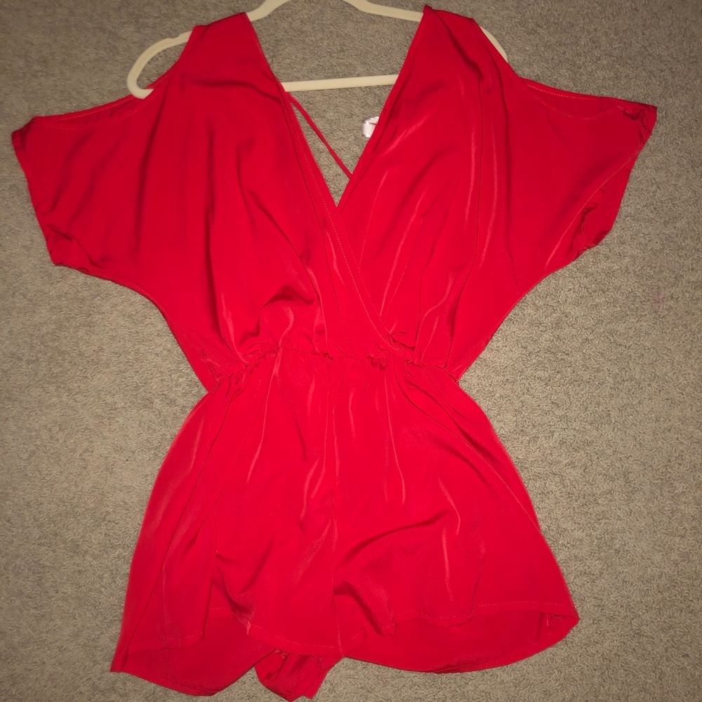 Red romper